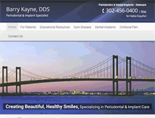 Tablet Screenshot of delawareperio.com